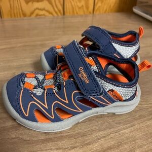 OshKosh B'gosh Kids Navy and Orange Sandals